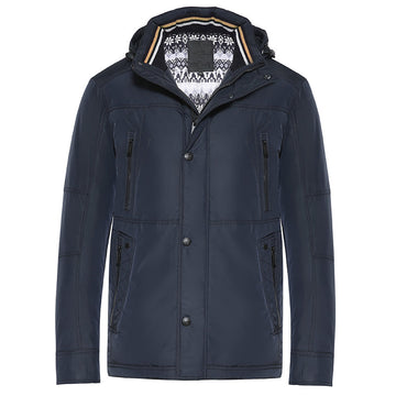 Extra Warm Stitching Multi-Functional Built-In Thermometer Padded Jacket